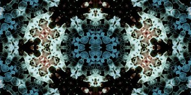 Kusursuz soyut desen. Şablonun dokusu simetrik. Sonsuz desen