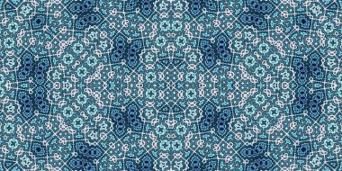 Kusursuz soyut desen. Şablonun dokusu simetrik. Sonsuz desen