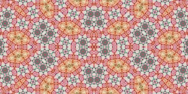 Kusursuz soyut desen. Şablonun dokusu simetrik. Sonsuz desen