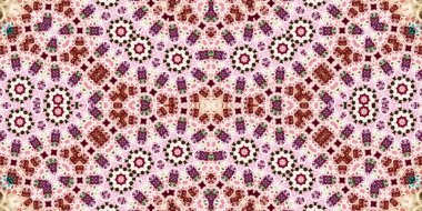 Kusursuz soyut desen. Şablonun dokusu simetrik. Sonsuz desen