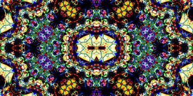 Kusursuz soyut desen. Şablonun dokusu simetrik. Sonsuz desen