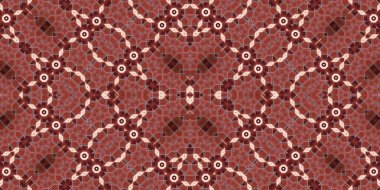 Kusursuz soyut desen. Şablonun dokusu simetrik. Sonsuz desen