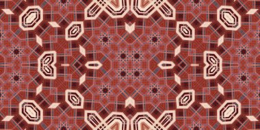 Kusursuz soyut desen. Şablonun dokusu simetrik. Sonsuz desen