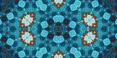 Kusursuz soyut desen. Şablonun dokusu simetrik. Sonsuz desen