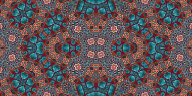 Kusursuz soyut desen. Şablonun dokusu simetrik. Sonsuz desen