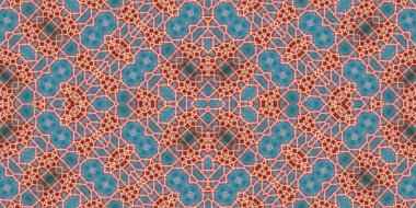 Kusursuz soyut desen. Şablonun dokusu simetrik. Sonsuz desen