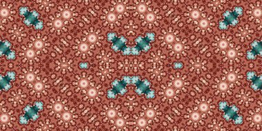 Kusursuz soyut desen. Şablonun dokusu simetrik. Sonsuz desen