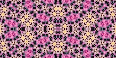 Kusursuz soyut desen. Şablonun dokusu simetrik. Sonsuz desen