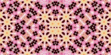 Kusursuz soyut desen. Şablonun dokusu simetrik. Sonsuz desen