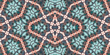 Kusursuz soyut desen. Şablonun dokusu simetrik. Sonsuz desen