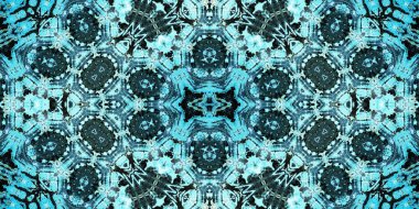 Kusursuz soyut desen. Şablonun dokusu simetrik. Sonsuz desen