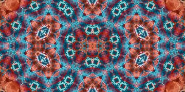 Kusursuz soyut desen. Şablonun dokusu simetrik. Sonsuz desen