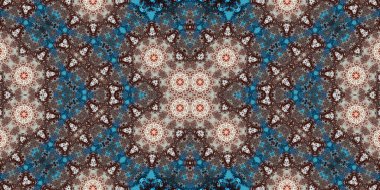 Kusursuz soyut desen. Şablonun dokusu simetrik. Sonsuz desen