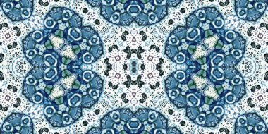 Kusursuz soyut desen. Şablonun dokusu simetrik. Sonsuz desen