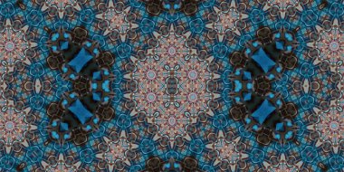 Kusursuz soyut desen. Şablonun dokusu simetrik. Sonsuz desen