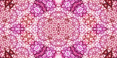 Kusursuz soyut desen. Şablonun dokusu simetrik. Sonsuz desen