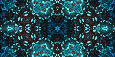 Kusursuz soyut desen. Şablonun dokusu simetrik. Sonsuz desen