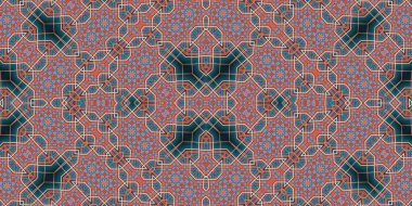 Kusursuz soyut desen. Şablonun dokusu simetrik. Sonsuz desen