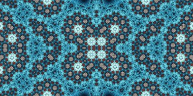 Kusursuz soyut desen. Şablonun dokusu simetrik. Sonsuz desen