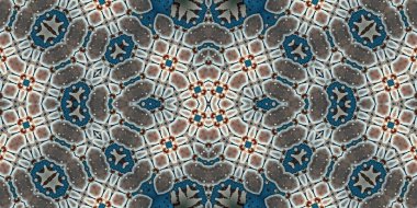 Kusursuz soyut desen. Şablonun dokusu simetrik. Sonsuz desen