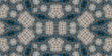 Kusursuz soyut desen. Şablonun dokusu simetrik. Sonsuz desen