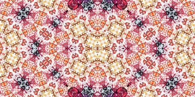 Kusursuz soyut desen. Şablonun dokusu simetrik. Sonsuz desen