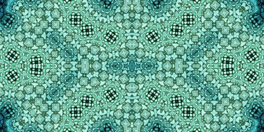 Kusursuz soyut desen. Şablonun dokusu simetrik. Sonsuz desen