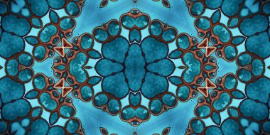 Kusursuz soyut desen. Şablonun dokusu simetrik. Sonsuz desen