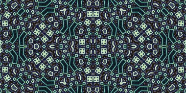 Kusursuz soyut desen. Şablonun dokusu simetrik. Sonsuz desen