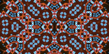 Kusursuz soyut desen. Şablonun dokusu simetrik. Sonsuz desen