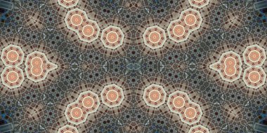 Kusursuz soyut desen. Şablonun dokusu simetrik. Sonsuz desen