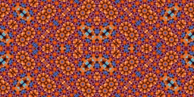 Kusursuz soyut desen. Şablonun dokusu simetrik. Sonsuz desen