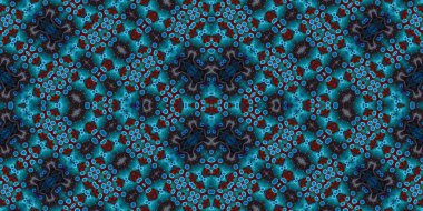 Kusursuz soyut desen. Şablonun dokusu simetrik. Sonsuz desen