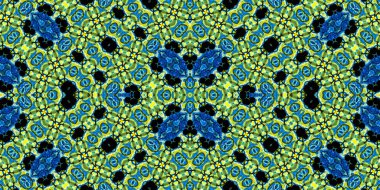 Kusursuz soyut desen. Şablonun dokusu simetrik. Sonsuz desen