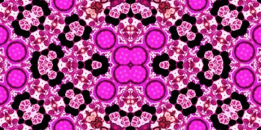 Kusursuz soyut desen. Şablonun dokusu simetrik. Sonsuz desen