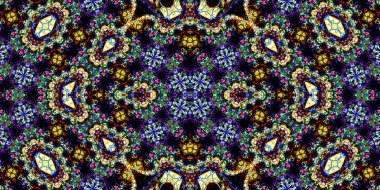 Kusursuz soyut desen. Şablonun dokusu simetrik. Sonsuz desen