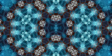 Kusursuz soyut desen. Şablonun dokusu simetrik. Sonsuz desen