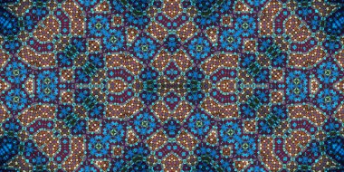 Kusursuz soyut desen. Şablonun dokusu simetrik. Sonsuz desen