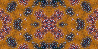 Kusursuz soyut desen. Şablonun dokusu simetrik. Sonsuz desen