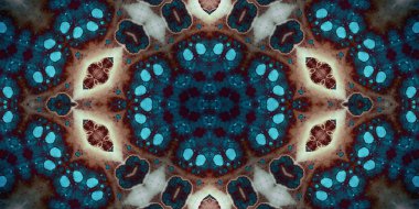 Kusursuz soyut desen. Şablonun dokusu simetrik. Sonsuz desen