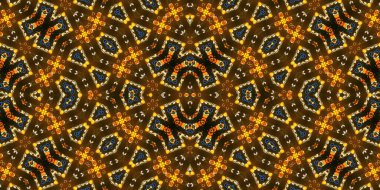 Kusursuz soyut desen. Şablonun dokusu simetrik. Sonsuz desen