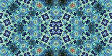 Kusursuz soyut desen. Şablonun dokusu simetrik. Sonsuz desen