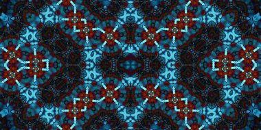 Kusursuz soyut desen. Şablonun dokusu simetrik. Sonsuz desen