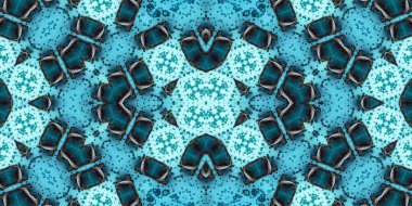 Kusursuz soyut desen. Şablonun dokusu simetrik. Sonsuz desen