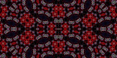 Kusursuz soyut desen. Şablonun dokusu simetrik. Sonsuz desen