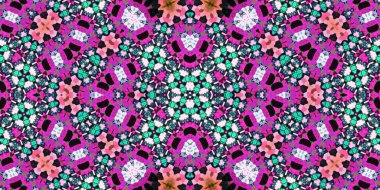 Seamless abstract pattern. The texture of the pattern is symmetrical. Endless pattern