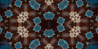 Kusursuz soyut desen. Şablonun dokusu simetrik. Sonsuz desen