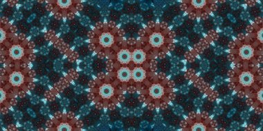 Kusursuz soyut desen. Şablonun dokusu simetrik. Sonsuz desen