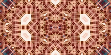 Kusursuz soyut desen. Şablonun dokusu simetrik. Sonsuz desen