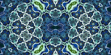 Kusursuz soyut desen. Şablonun dokusu simetrik. Sonsuz desen